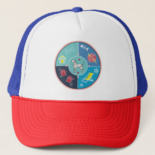 dog's things trucker hat