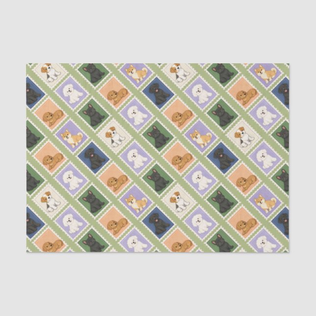 Dogs Tissue Paper (Front)