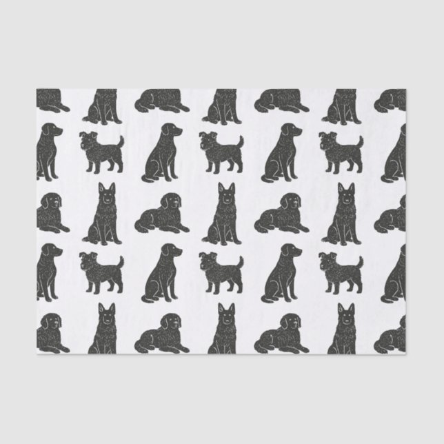 Dogs Tissue Paper (Front)