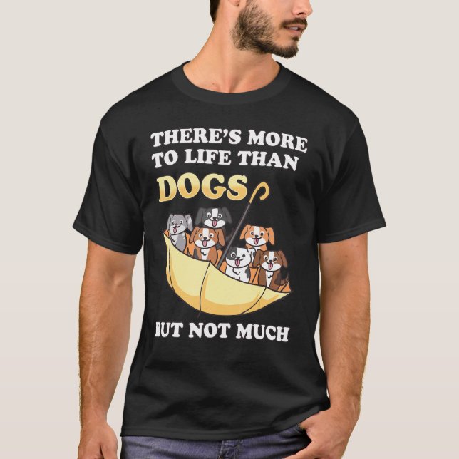 Dogs  Upside Down Umbrella Dog  Puppy Pet Fan T-Shirt (Front)