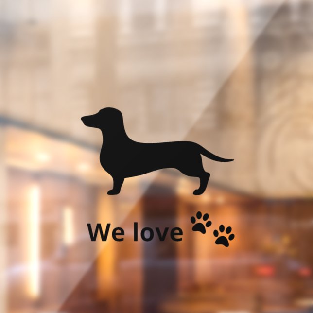 Dogs Welcome, Dogs Friendly Storefront Sign, Windo Window Cling (Sheet 2)