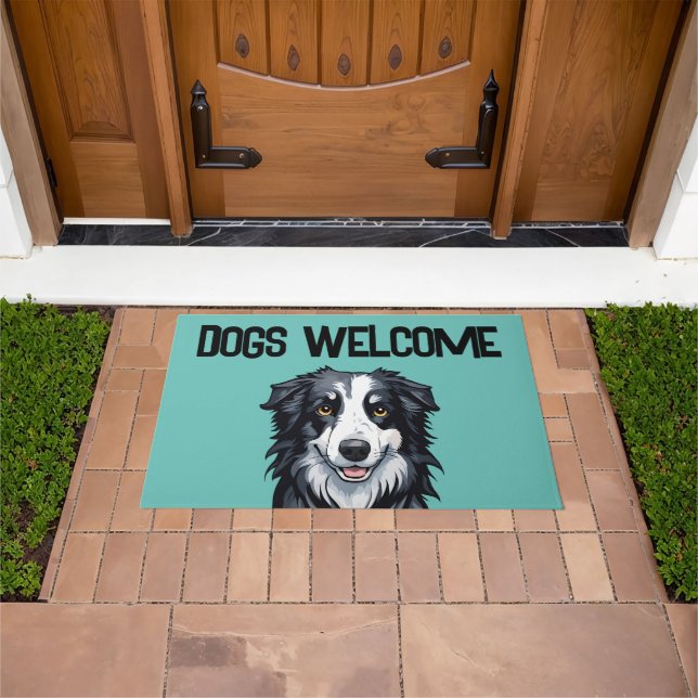 Dogs Welcome Doormat (Outdoor)