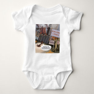 Dogs Will Be Humans Funny Baby Bodysuit