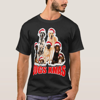 Dogs X Mas Dogs Christmas Dogs T-Shirt