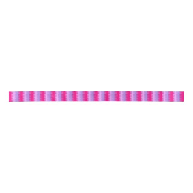 Dogtooth purple pink stripes ribbon satin ribbon (Front)