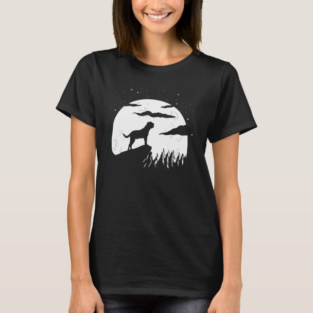 Dogue de Bordeaux and Mountain T-Shirt (Front)
