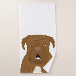 Dogue de Bordeaux Bath Towel