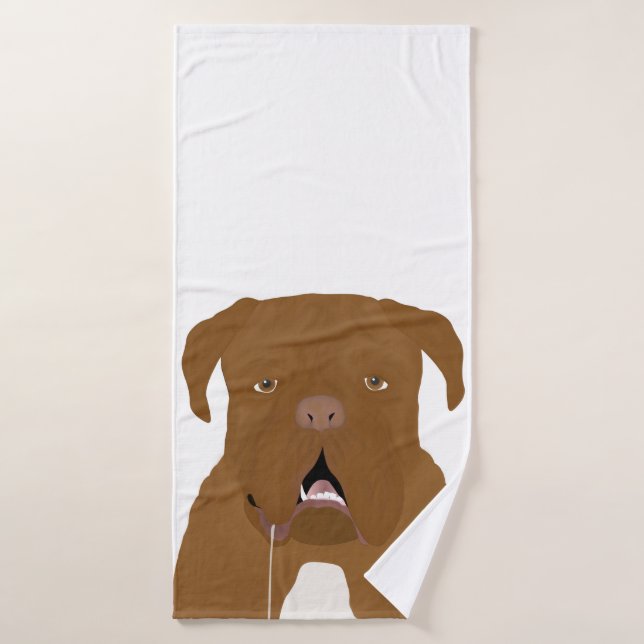 Dogue de Bordeaux Bath Towel (Bath Towel)