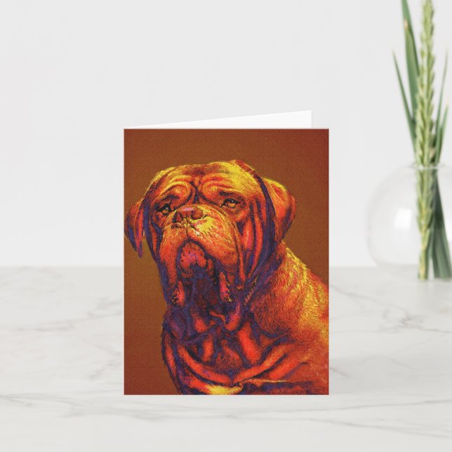 dogue de bordeaux card (Front)