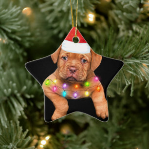 dogue de bordeaux christmas decor for dog lovers p ceramic tree decoration