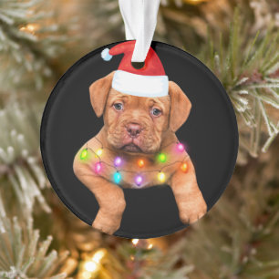 dogue de bordeaux christmas decor for dog lovers p ornament