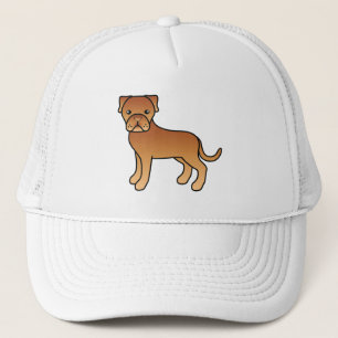 Dogue De Bordeaux Cute Cartoon Dog Trucker Hat