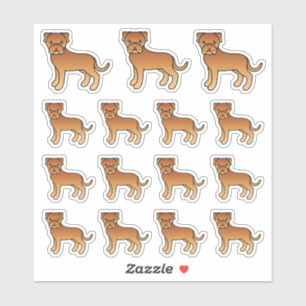 Dogue De Bordeaux Cute Cartoon Dogs