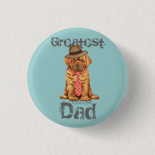 Dogue de Bordeaux Dad 3 Cm Round Badge