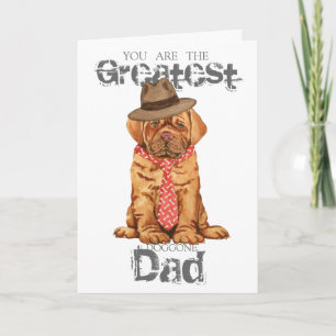 Dogue de Bordeaux Dad Card