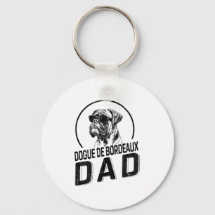 Dogue De Bordeaux Dad Dog Owner For Men Funny Dog  Key Ring