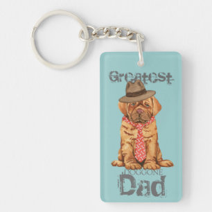 Dogue de Bordeaux Dad Key Ring