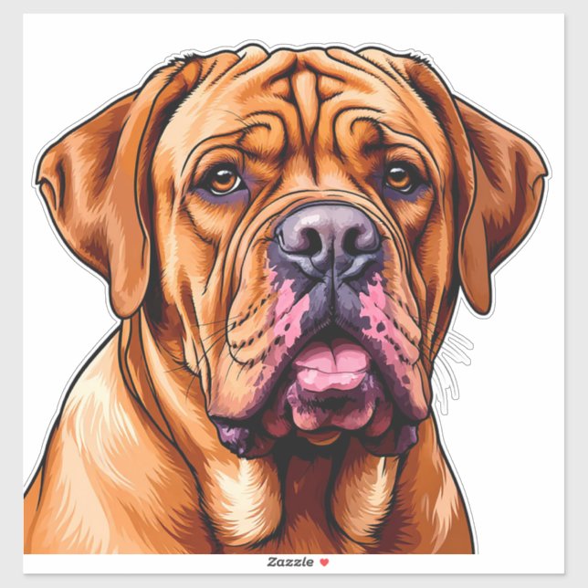 Dogue de Bordeaux Dog (Sheet)