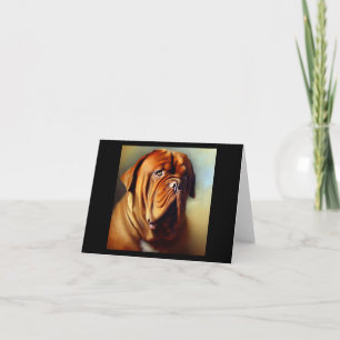 Dogue de Bordeaux Dog Card