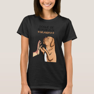 Dogue de Bordeaux Dog Grandma Women T-Shirt