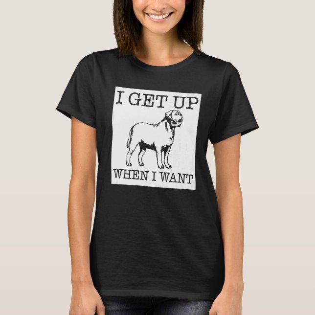 Dogue de Bordeaux  dog T-Shirt (Front)