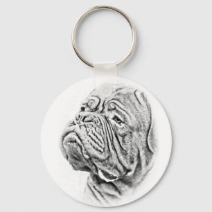 Dogue De Bordeaux - French Mastiff Key Ring