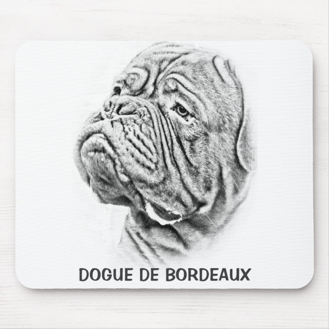 Dogue De Bordeaux - French Mastiff Mouse Mat (Front)
