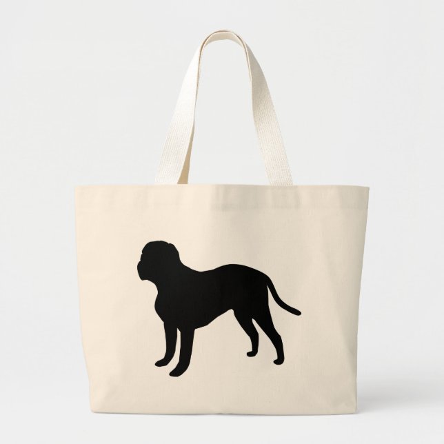 dogue de bordeaux Gear Large Tote Bag (Front)