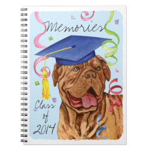 Dogue de Bordeaux Graduate Notebook