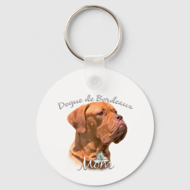 Dogue de Bordeaux Mum 2 Key Ring (Front)