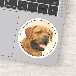 Dogue de Bordeaux Painting - Cute Original Dog Art