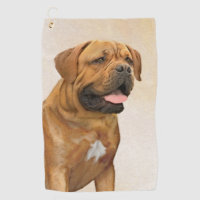 Dogue de Bordeaux Painting - Cute Original Dog Art