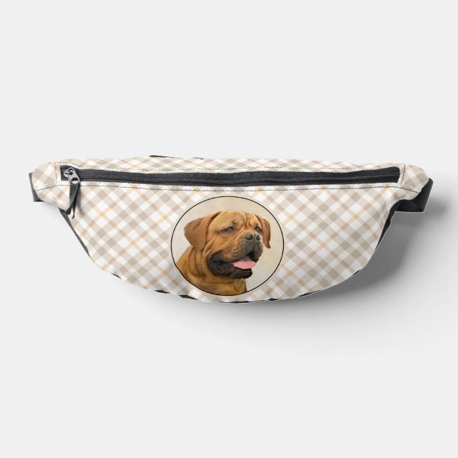Dogue de Bordeaux Painting Original Pet Dog Art Bum Bags (Lay Down)