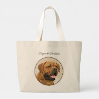 Dogue de Bordeaux Painting Original Pet Dog Art