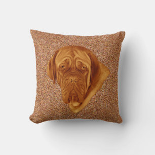 Dogue De Bordeaux Sooky Face Dog, Cushion