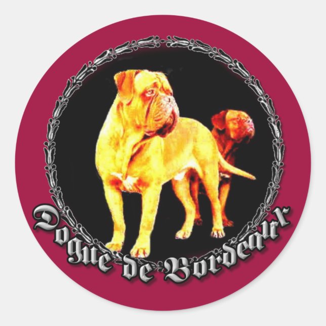 Dogue de Bordeaux sticker (Front)