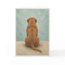 Dogue de Bordeaux Sympathy Card