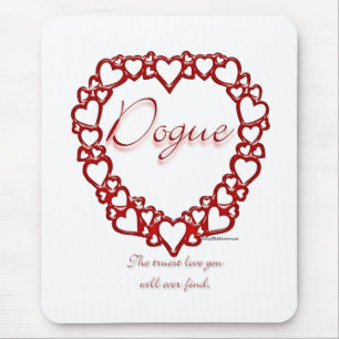 Dogue de Bordeaux True Love Mouse Mat