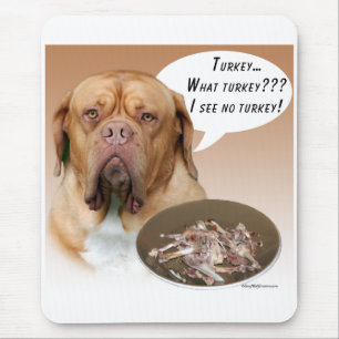 Dogue de Bordeaux Turkey Mouse Mat