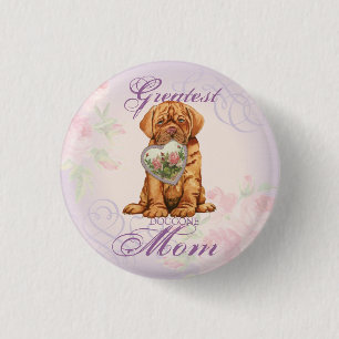 Dogue Heart Mum 3 Cm Round Badge