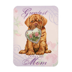 Dogue Heart Mum Magnet