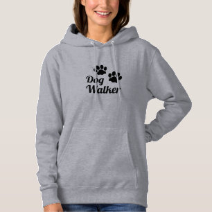 DogWalker (or CatLover) Hoodie (black on light)
