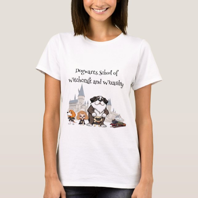 Dogwarts School of Witchcraft and Wizardry T-Shirt (Front)