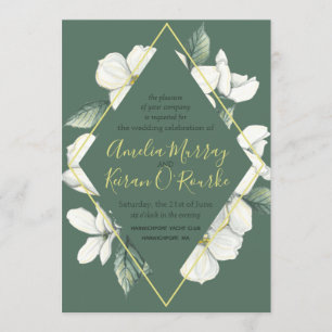 Dogwood Blooms, Wedding Invitation