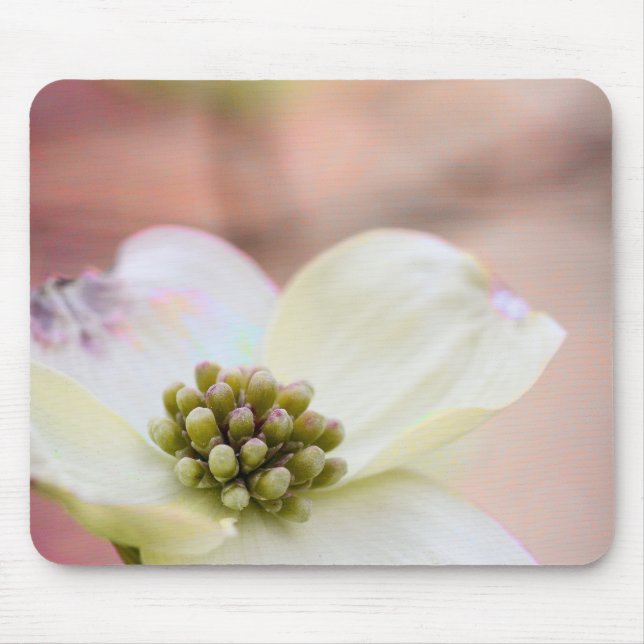 Dogwood Blossom Mouse Mat (Front)