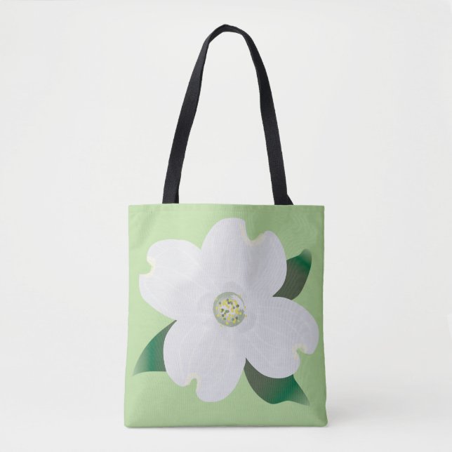 Dogwood Blossom Tote Bag (Front)