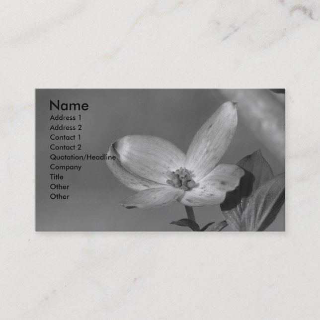 Dogwood Business Card (Front)