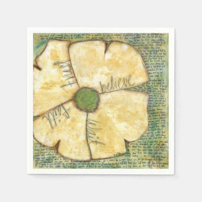 Dogwood Cocktail Napkins (Front)