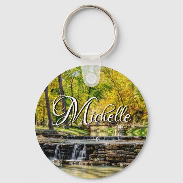 Dogwood Creek Autumn Keychain (Front)