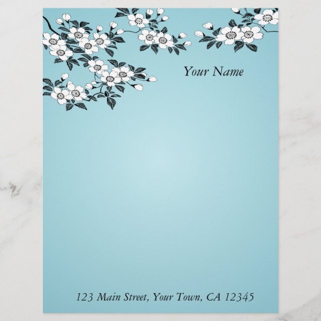 Dogwood Custom Letterhead (Front)